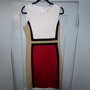 Calvin Klein Color Block Dress